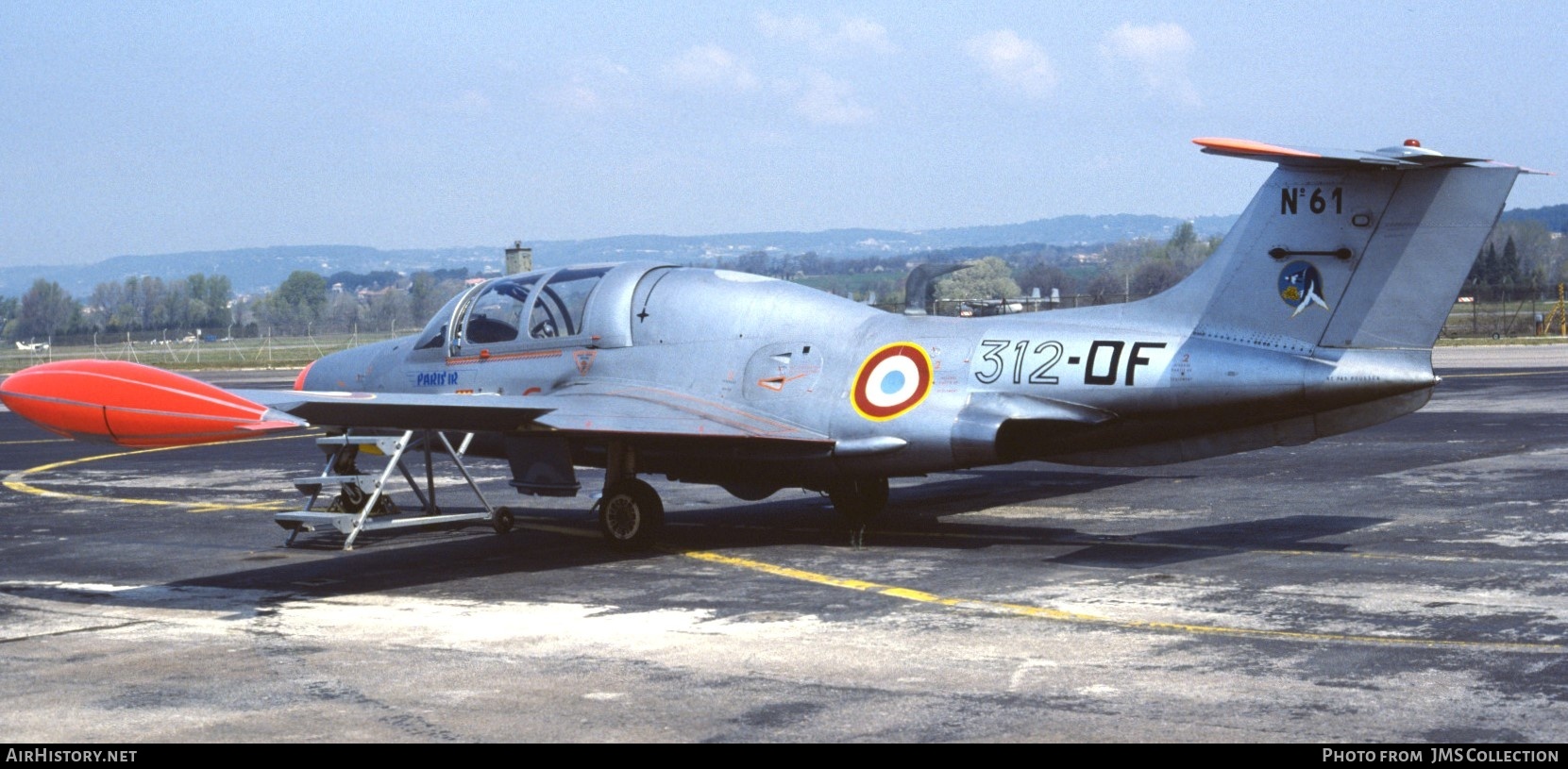 Aircraft Photo of 61 | Morane-Saulnier MS-760 Paris IR | France - Air Force | AirHistory.net #793673