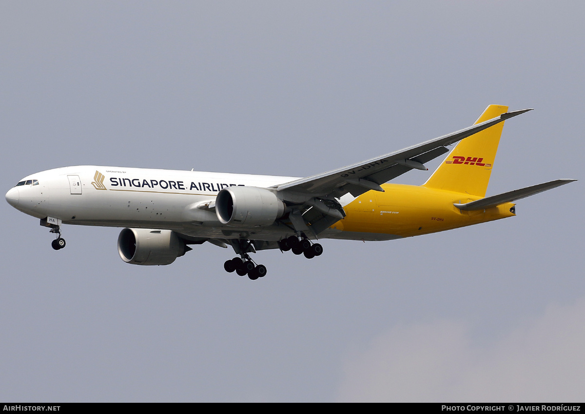 Aircraft Photo of 9V-DHA | Boeing 777-F | Singapore Airlines | AirHistory.net #793676
