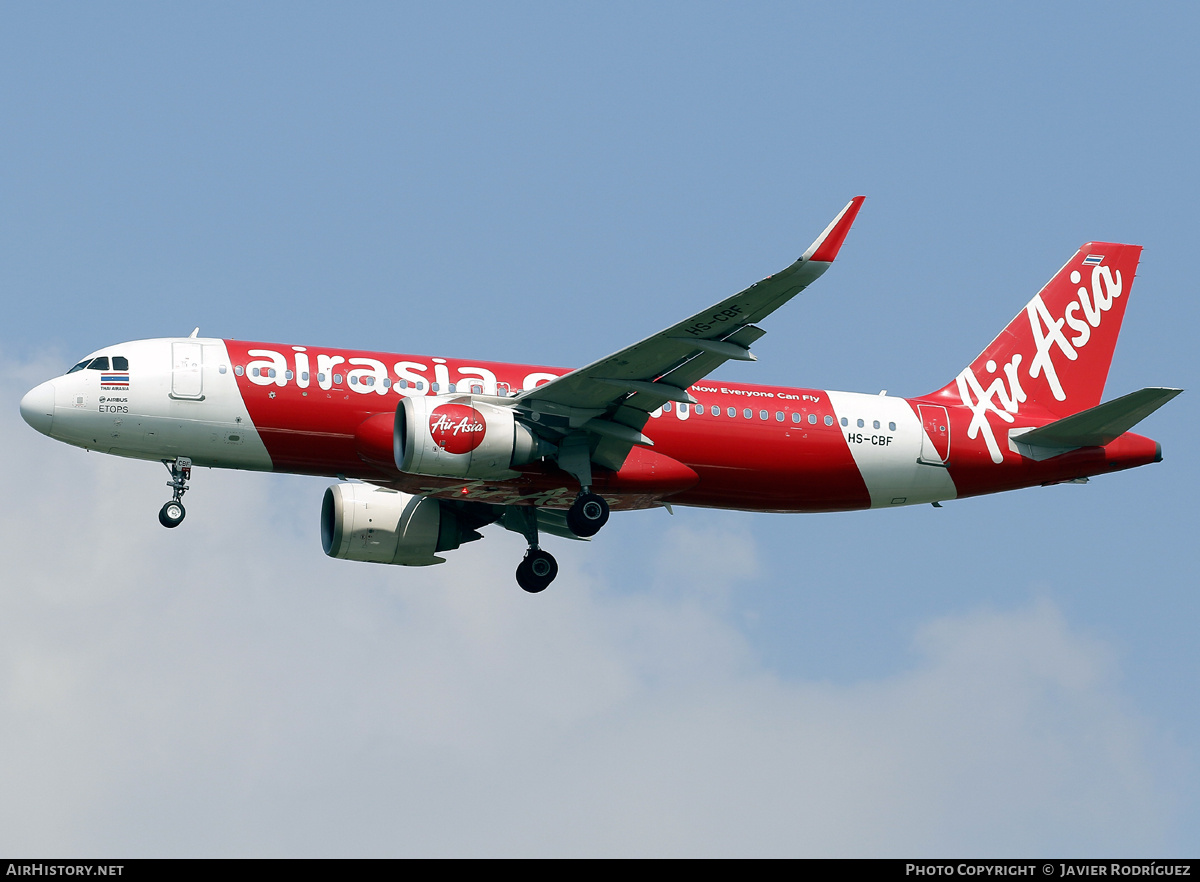 Aircraft Photo of HS-CBF | Airbus A320-251N | AirAsia | AirHistory.net #793706