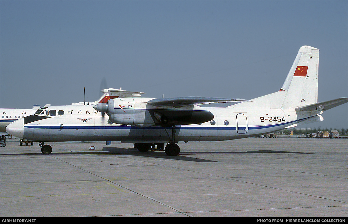 Aircraft Photo of B-3454 | Xian Y7 | CAAC - Civil Aviation Administration of China | AirHistory.net #793715