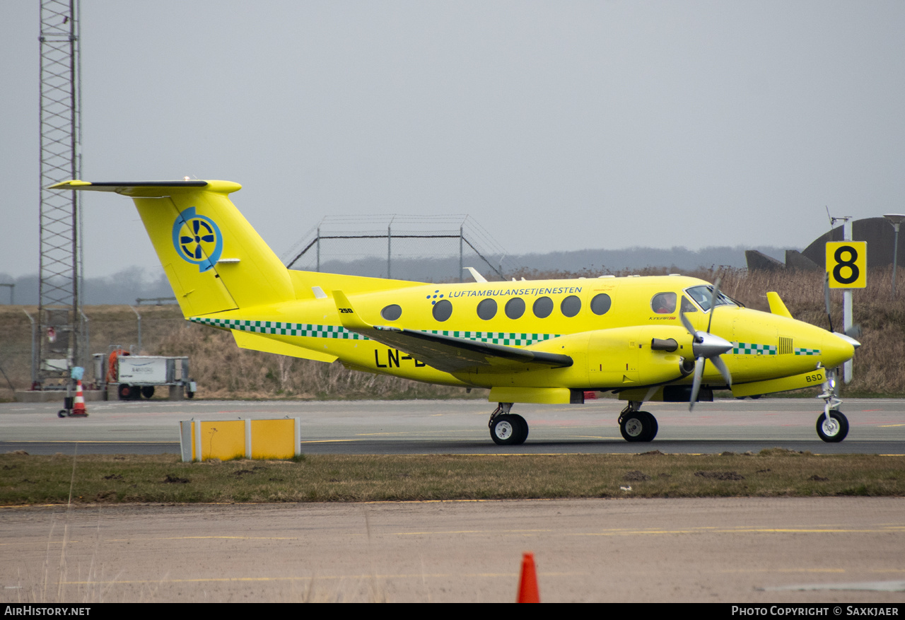 Aircraft Photo of LN-BSD | Beechcraft 250 King Air (200GT) | AirHistory.net #793720