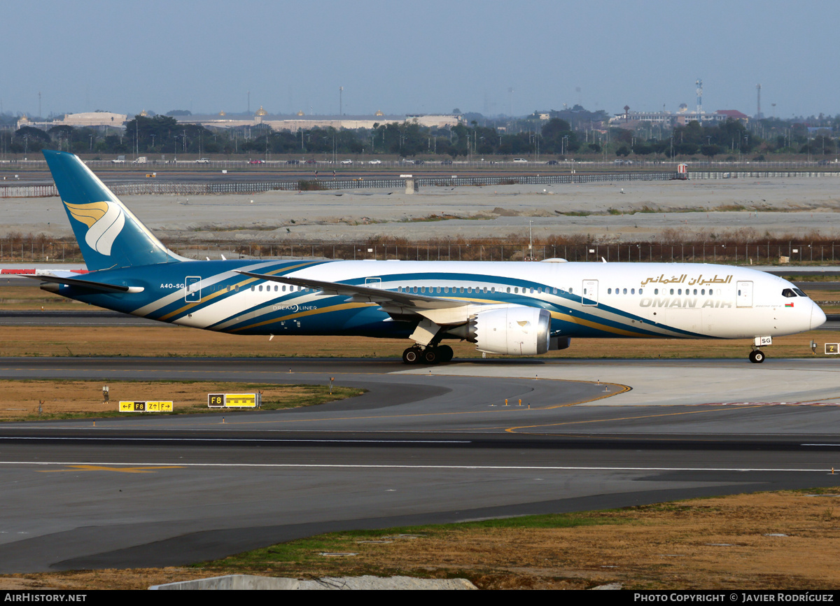 Aircraft Photo of A4O-SG | Boeing 787-9 Dreamliner | Oman Air | AirHistory.net #793722
