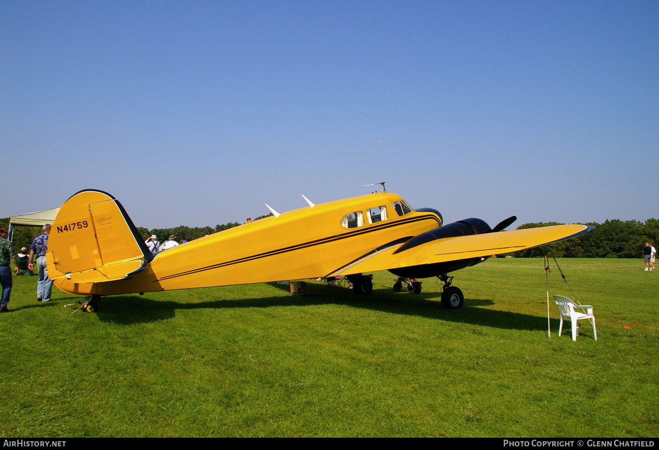 Aircraft Photo of N41759 | Cessna T-50 Bobcat | AirHistory.net #793732