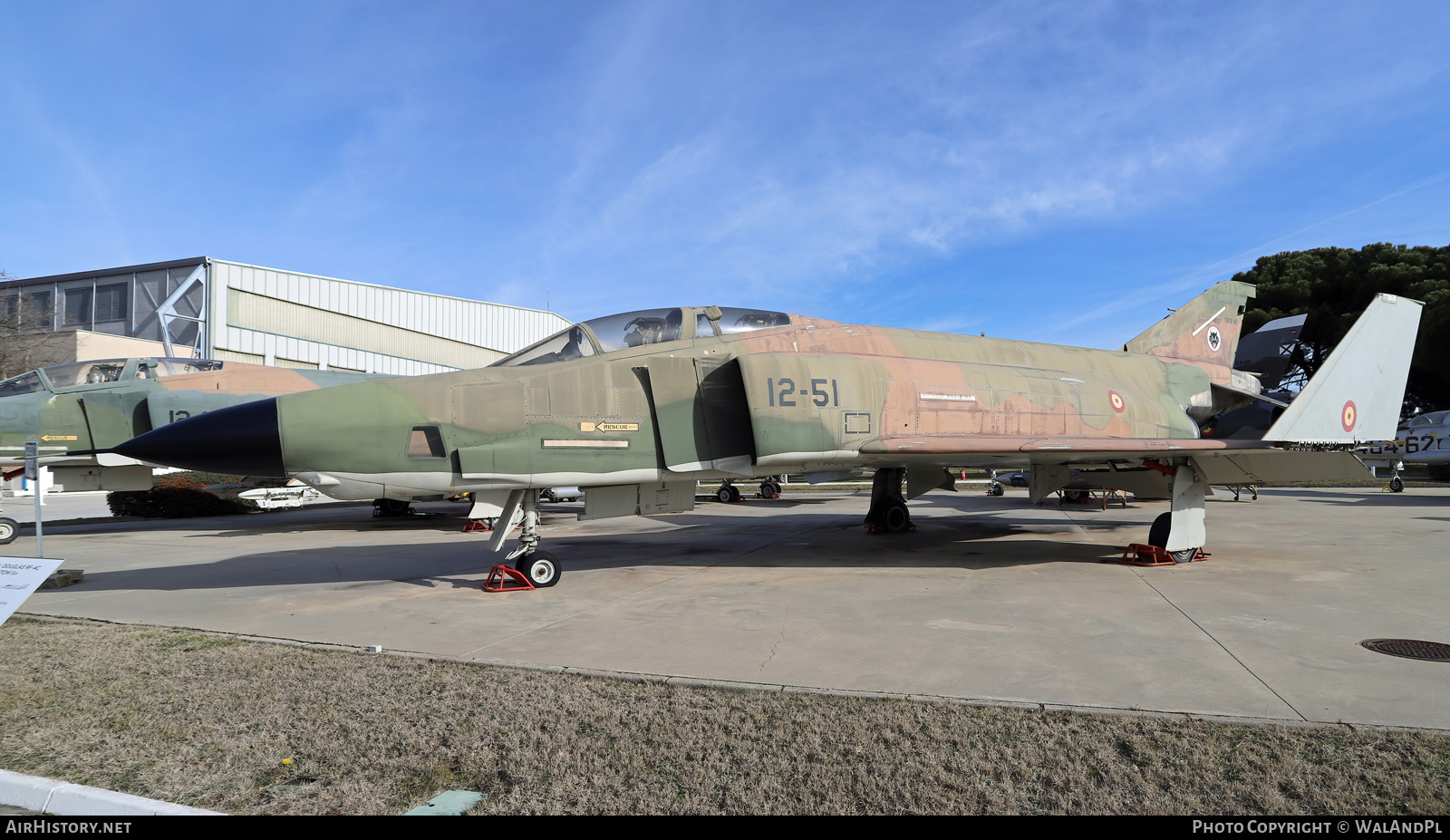 Aircraft Photo of CR12-42 | McDonnell Douglas RF-4C Phantom II | Spain - Air Force | AirHistory.net #793782