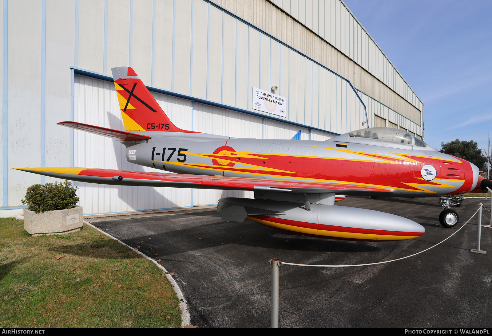 Aircraft Photo of C5-223 / C5-175 | North American F-86F Sabre | Spain - Air Force | AirHistory.net #793787