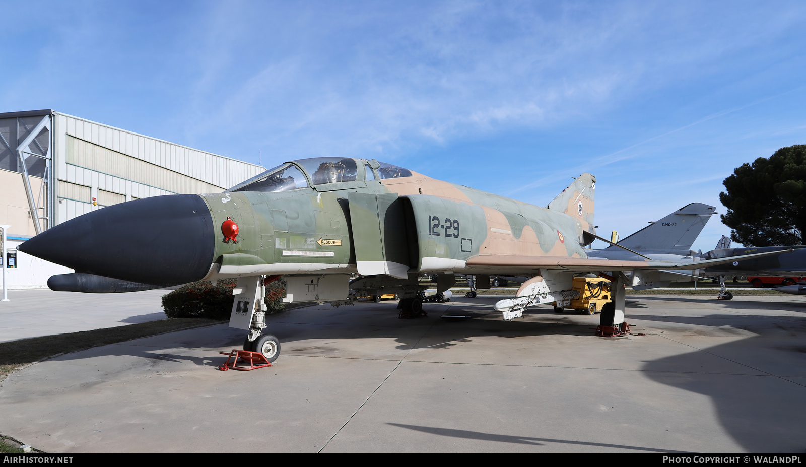 Aircraft Photo of C12-37 | McDonnell F-4C Phantom II | Spain - Air Force | AirHistory.net #793789