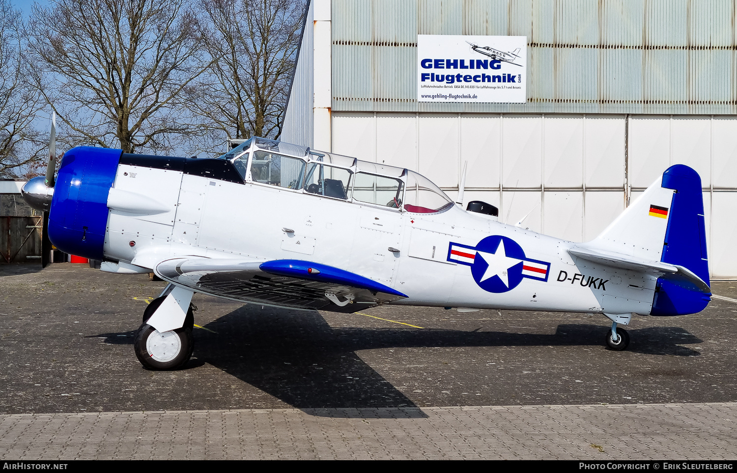 Aircraft Photo of D-FUKK | North American T-6J Harvard Mk IV | USA - Air Force | AirHistory.net #793803