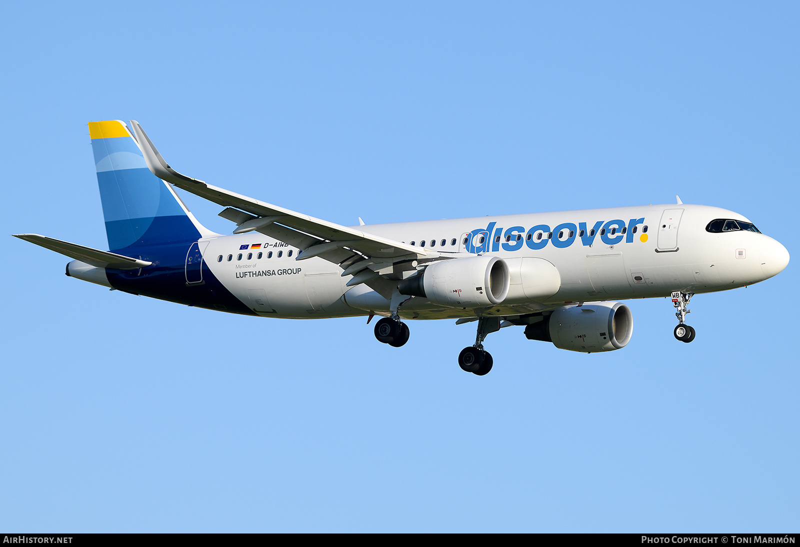 Aircraft Photo of D-AIWB | Airbus A320-214 | Discover Airlines | AirHistory.net #793824