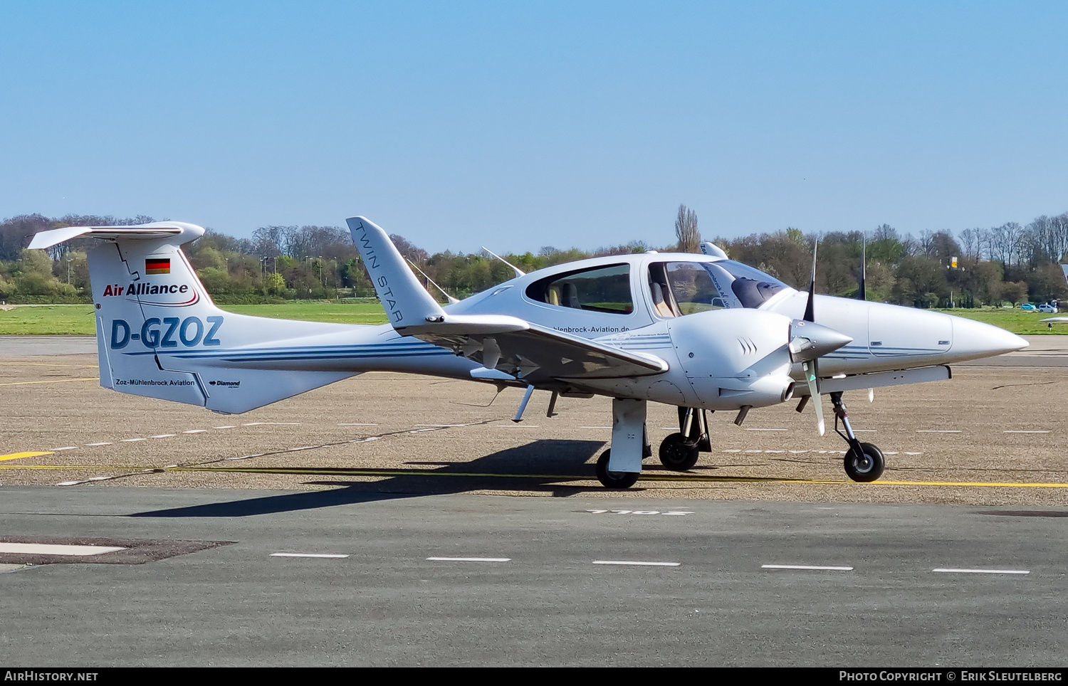 Aircraft Photo of D-GZOZ | Diamond DA42 Twin Star | Air Alliance | AirHistory.net #793827
