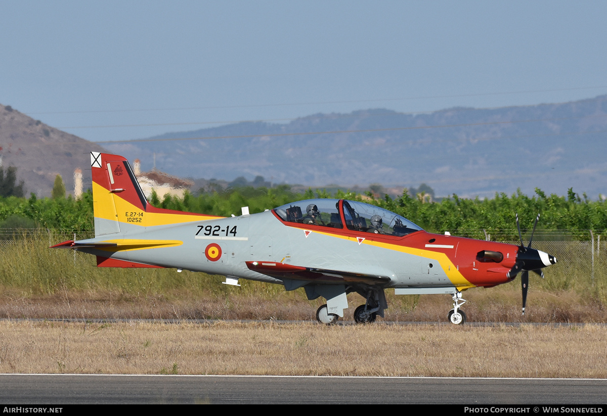 Aircraft Photo of E.27-14 / 10252 | Pilatus PC-21 | Spain - Air Force | AirHistory.net #793865