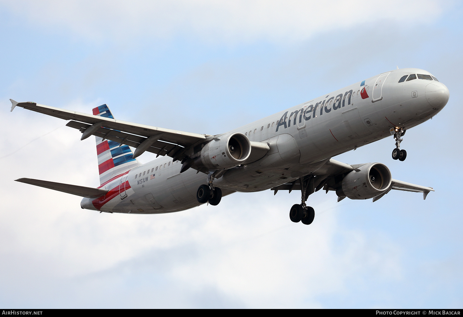 Aircraft Photo of N151UW | Airbus A321-211 | American Airlines | AirHistory.net #793869
