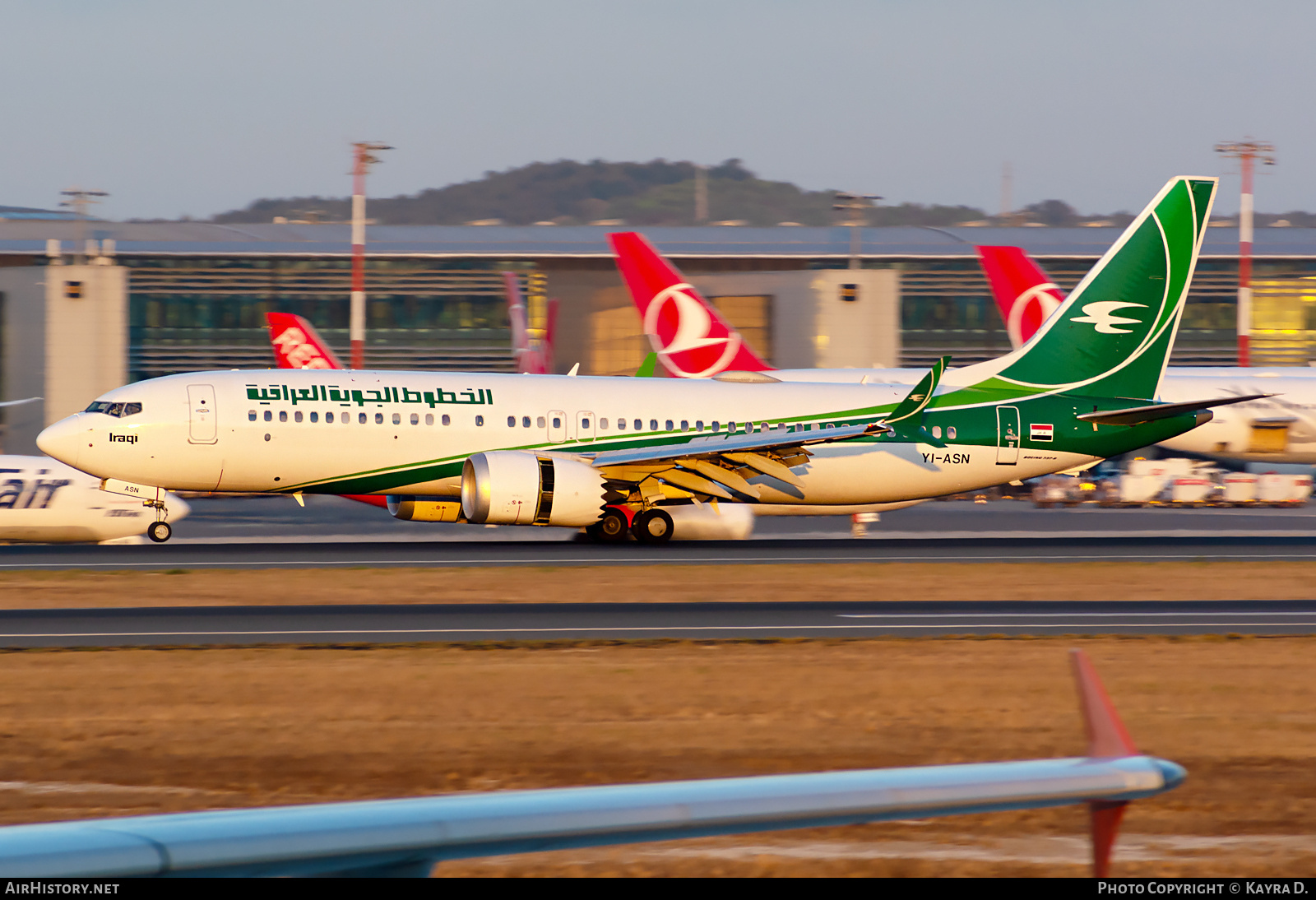 Aircraft Photo of YI-ASN | Boeing 737-8 Max 8 | Iraqi Airways | AirHistory.net #793888