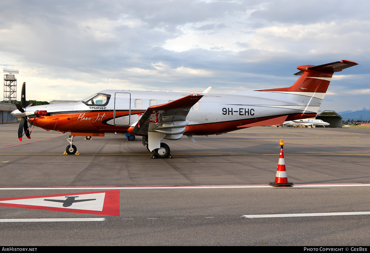 Aircraft Photo of 9H-EHC | Pilatus PC-12NGX (PC-12/47E) | Hans Jet | AirHistory.net #793924