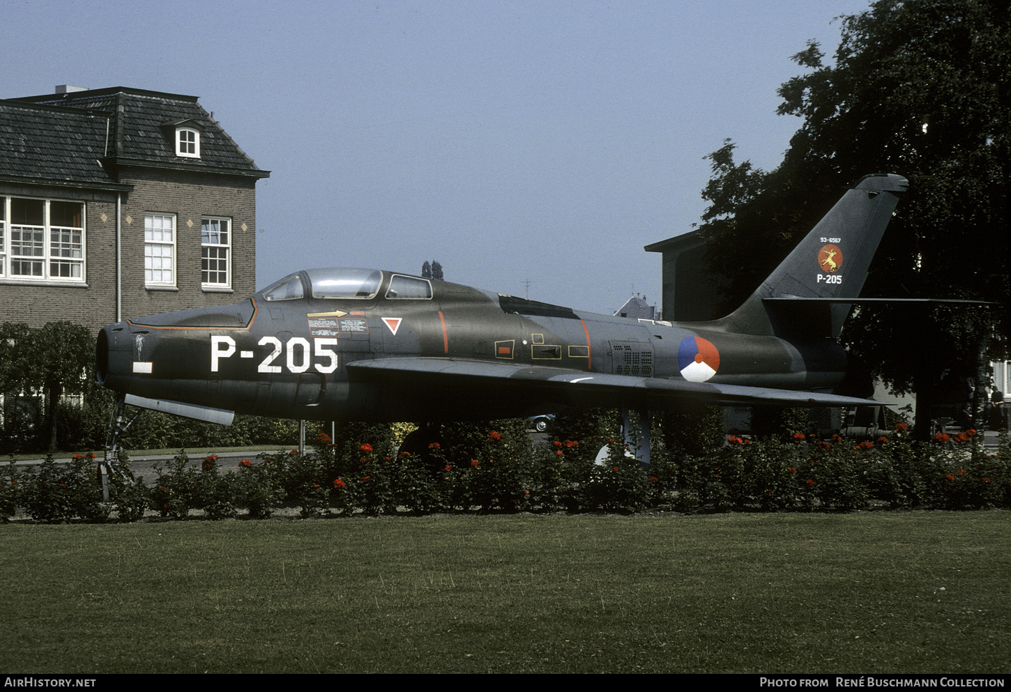Aircraft Photo of P-205 | Republic F-84F Thunderstreak | Netherlands - Air Force | AirHistory.net #793943