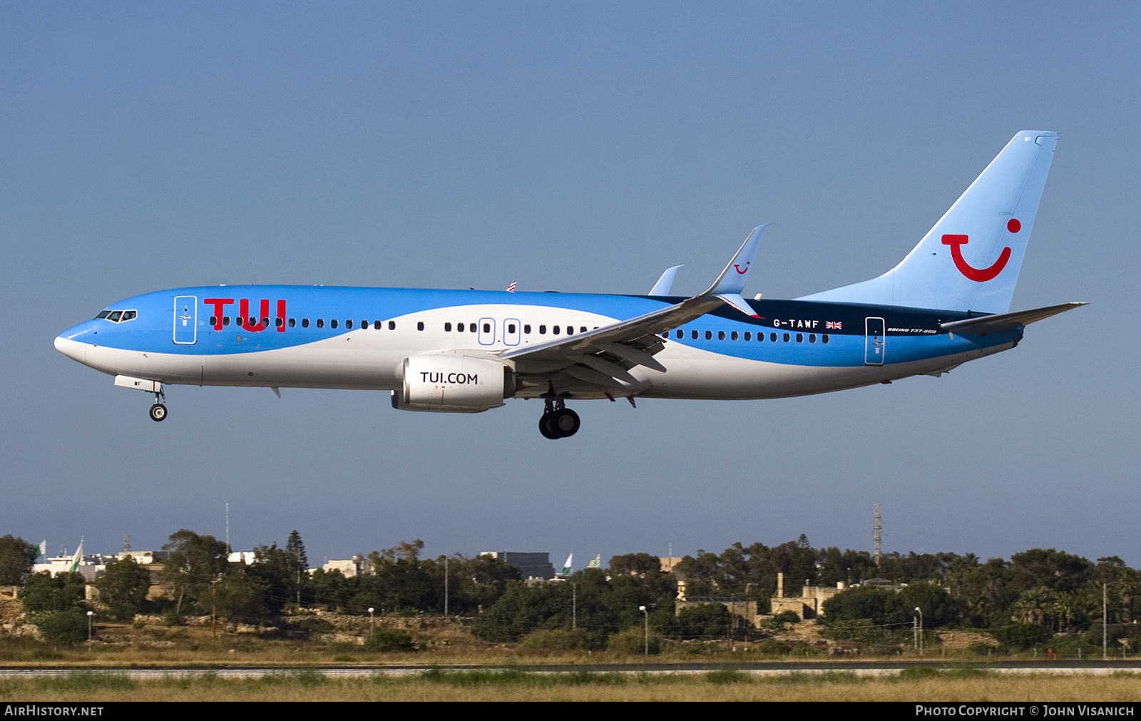Aircraft Photo of G-TAWF | Boeing 737-8K5 | TUI | AirHistory.net #793944