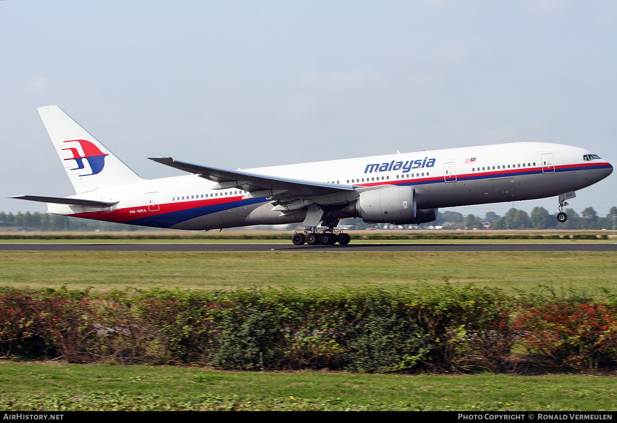 Aircraft Photo of 9M-MRA | Boeing 777-2H6/ER | Malaysia Airlines | AirHistory.net #793951
