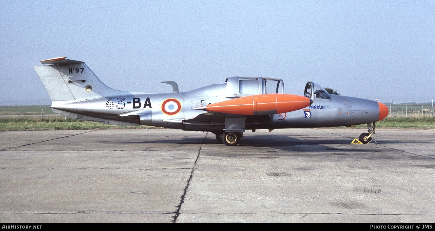 Aircraft Photo of 97 | Morane-Saulnier MS-760 Paris IR | France - Air Force | AirHistory.net #793953