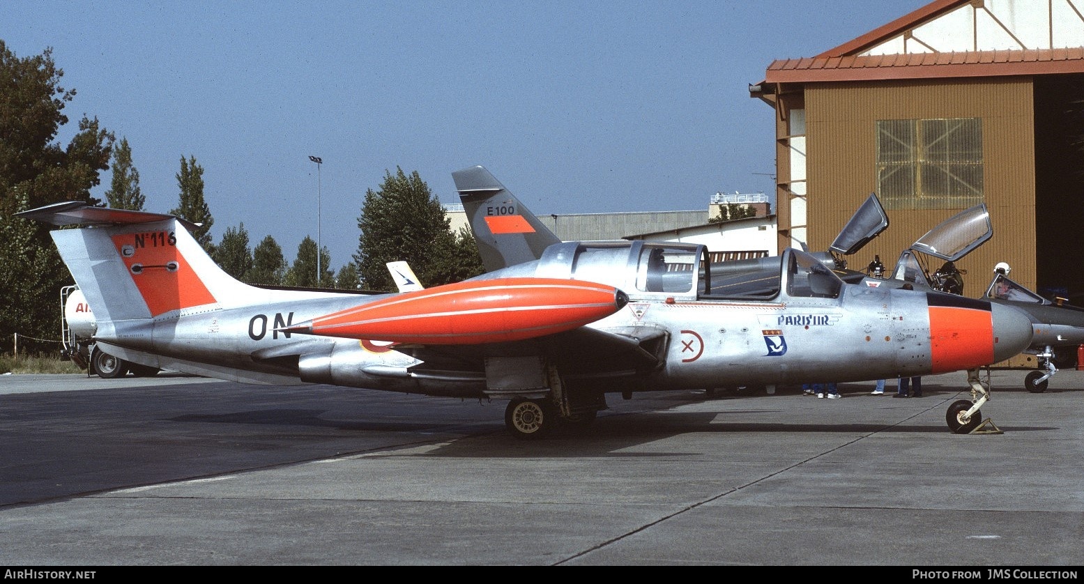 Aircraft Photo of 116 | Morane-Saulnier MS-760B Paris IIR | France - Air Force | AirHistory.net #793973