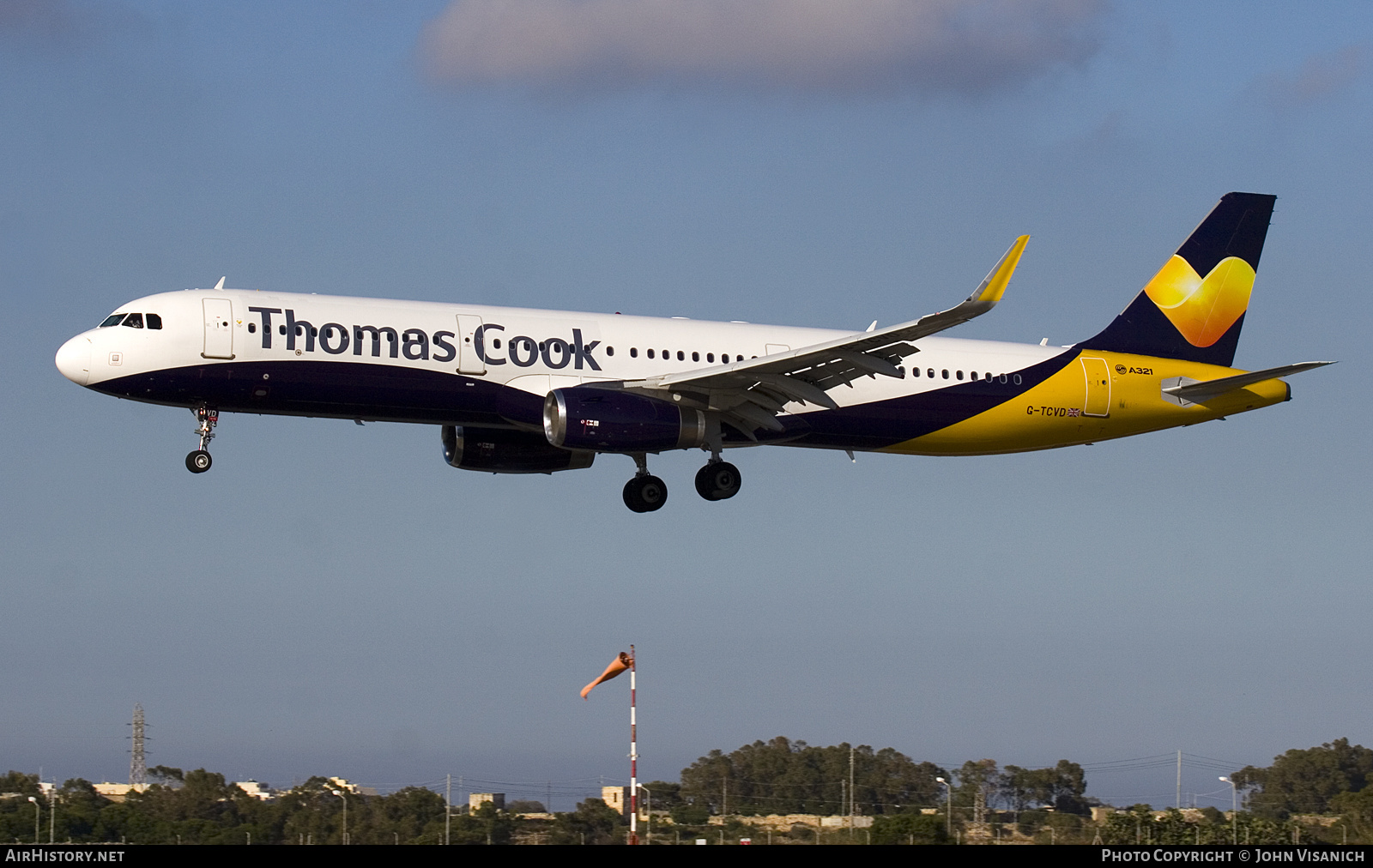Aircraft Photo of G-TCVD | Airbus A321-231 | Thomas Cook Airlines | AirHistory.net #793984