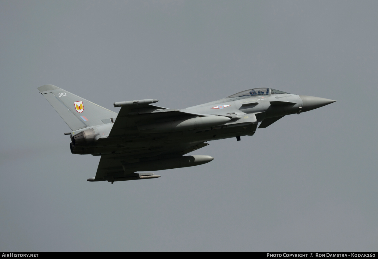 Aircraft Photo of ZK362 | Eurofighter EF-2000 Typhoon FGR4 | UK - Air Force | AirHistory.net #794022