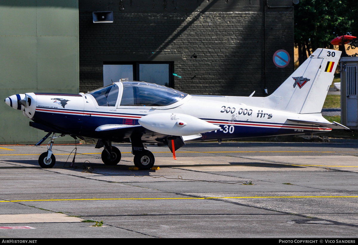 Aircraft Photo of ST-30 | SIAI-Marchetti SF-260M | Belgium - Air Force | AirHistory.net #794023