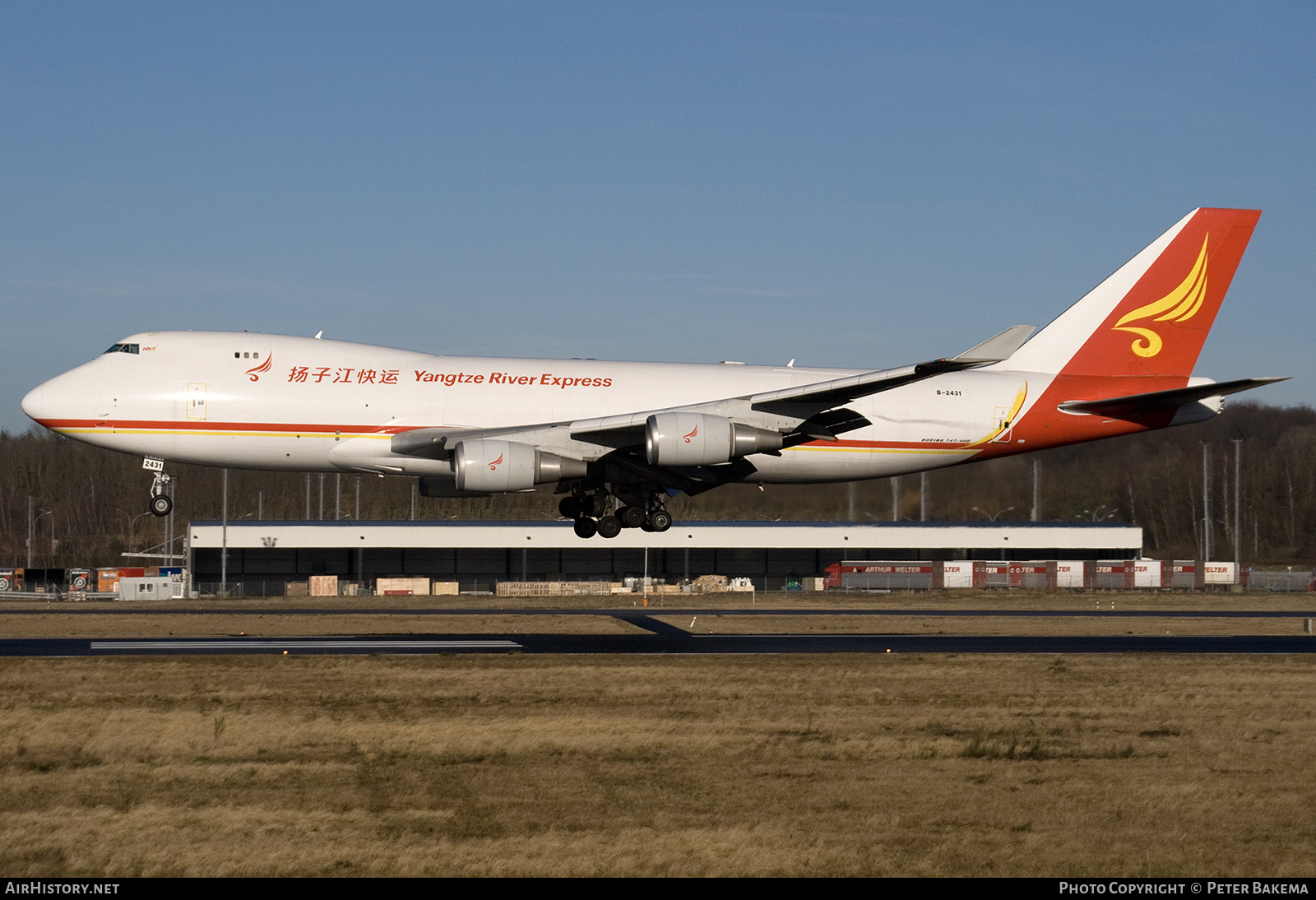 Aircraft Photo of B-2431 | Boeing 747-409F/SCD | Yangtze River Airlines | AirHistory.net #794035