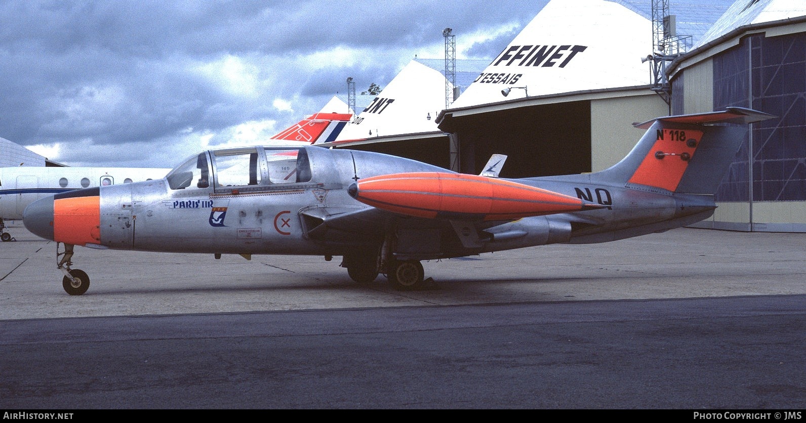 Aircraft Photo of 118 | Morane-Saulnier MS-760B Paris IIR | France - Air Force | AirHistory.net #794038