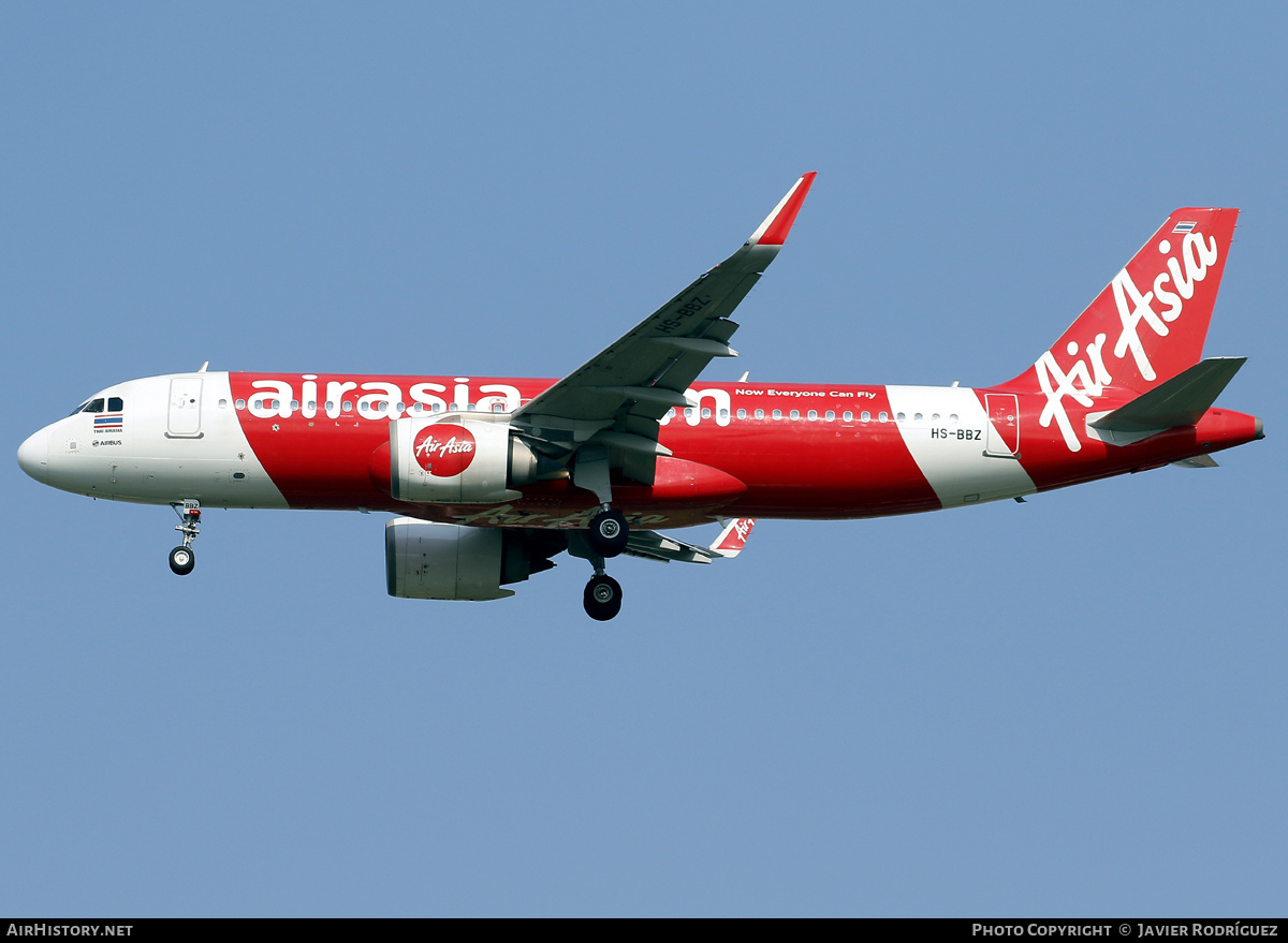 Aircraft Photo of HS-BBZ | Airbus A320-251N | AirAsia | AirHistory.net #794088
