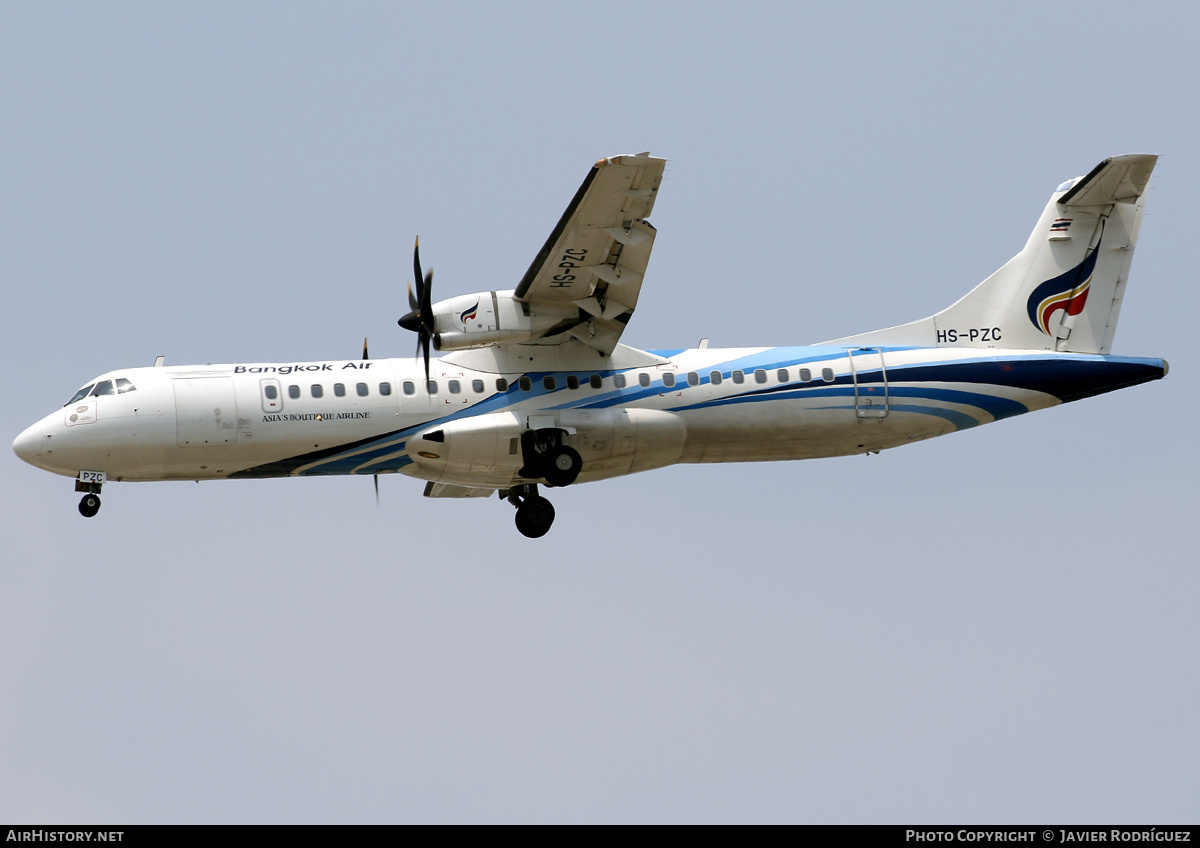 Aircraft Photo of HS-PZC | ATR ATR-72-600 (ATR-72-212A) | Bangkok Airways | AirHistory.net #794090