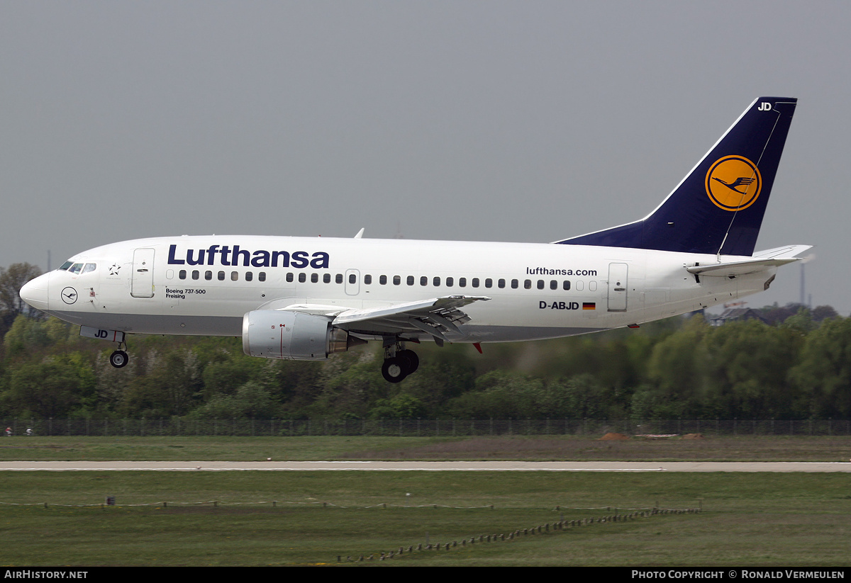 Aircraft Photo of D-ABJD | Boeing 737-530 | Lufthansa | AirHistory.net #794092