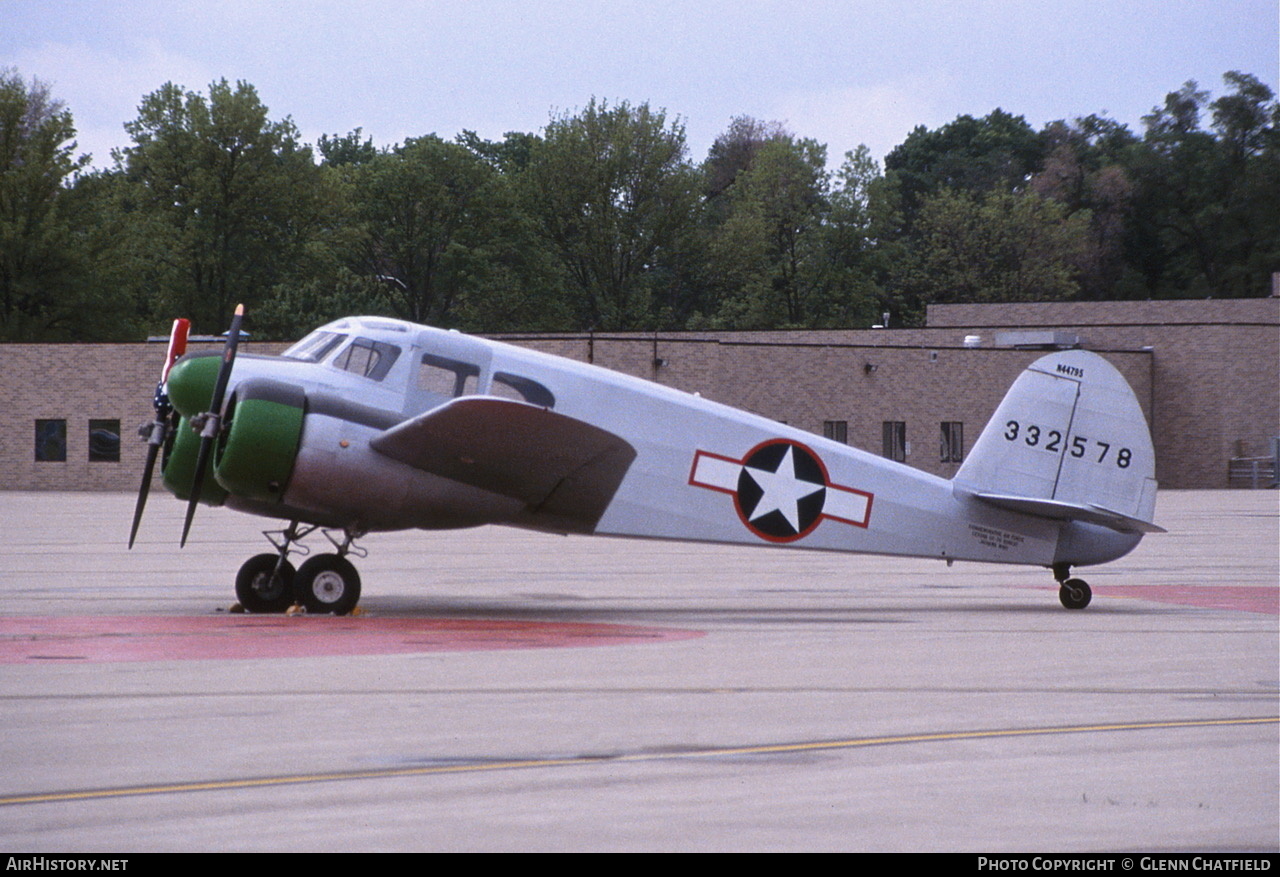 Aircraft Photo of N44795 / 332578 | Cessna UC-78B Bobcat (T-50) | USA - Air Force | AirHistory.net #794107