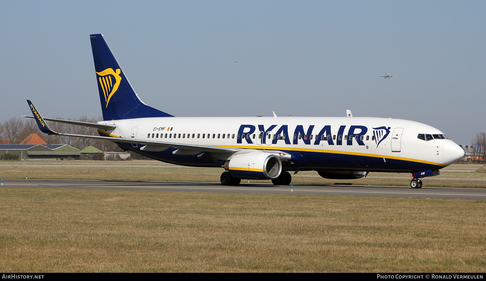 Aircraft Photo of EI-EMF | Boeing 737-8AS | Ryanair | AirHistory.net #794109