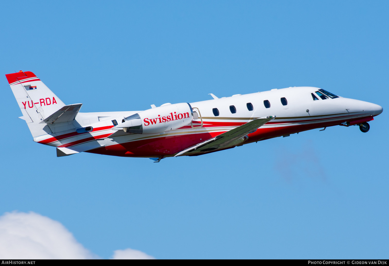 Aircraft Photo of YU-RDA | Cessna 560XL Citation XLS+ | SwissLion | AirHistory.net #794119
