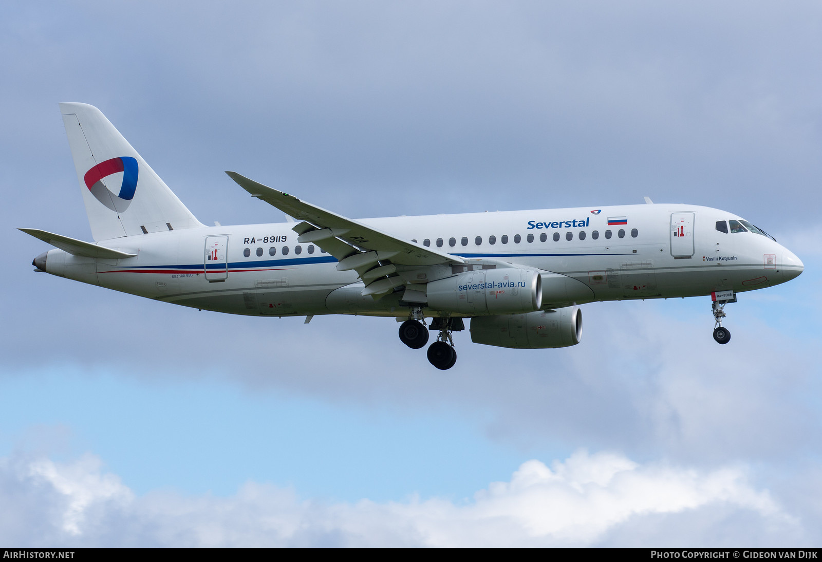 Aircraft Photo of RA-89119 | Sukhoi SSJ-100-95B Superjet 100 (RRJ-95B) | Severstal Avia | AirHistory.net #794141