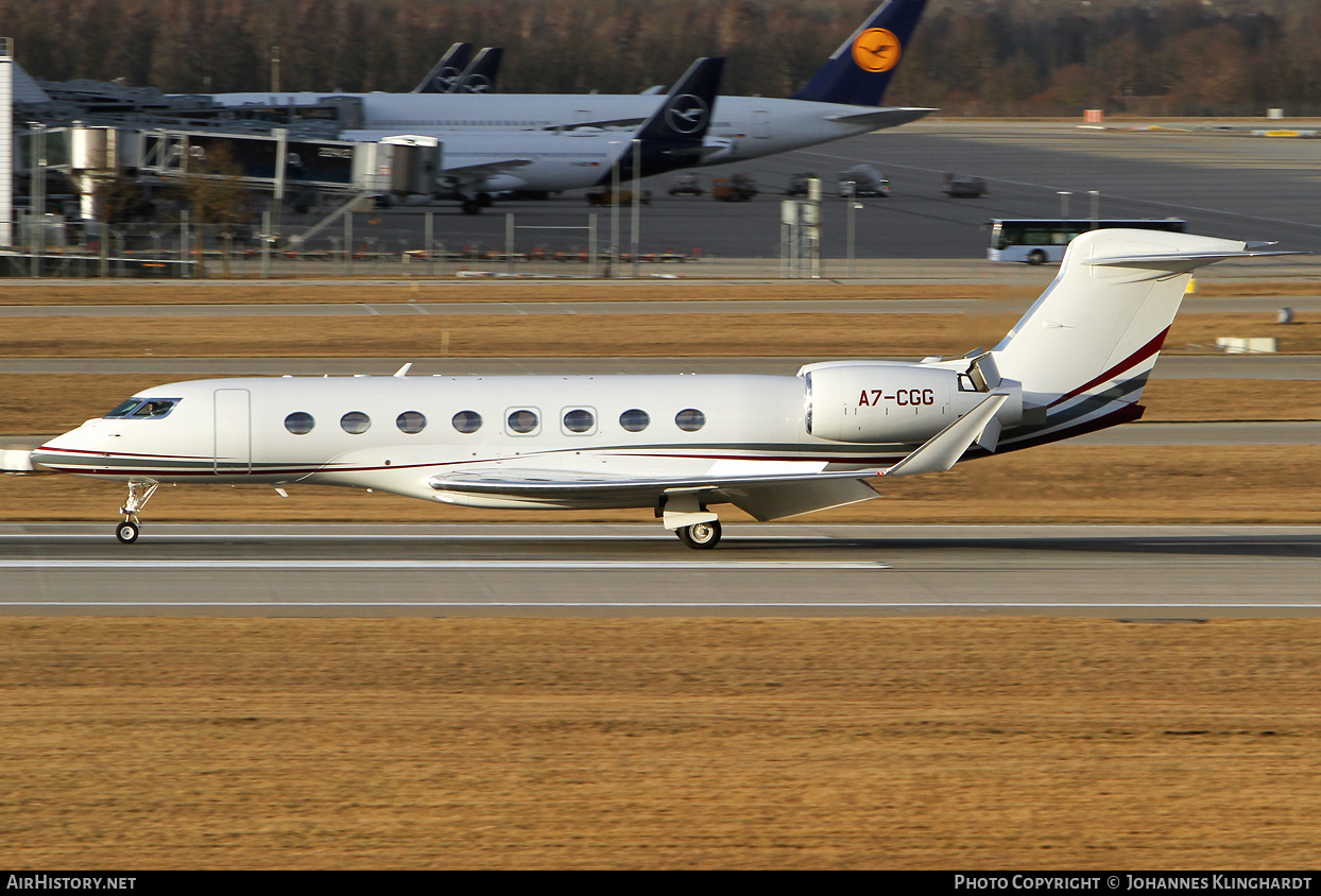 Aircraft Photo of A7-CGG | Gulfstream Aerospace G650ER (G-VI) | AirHistory.net #794207