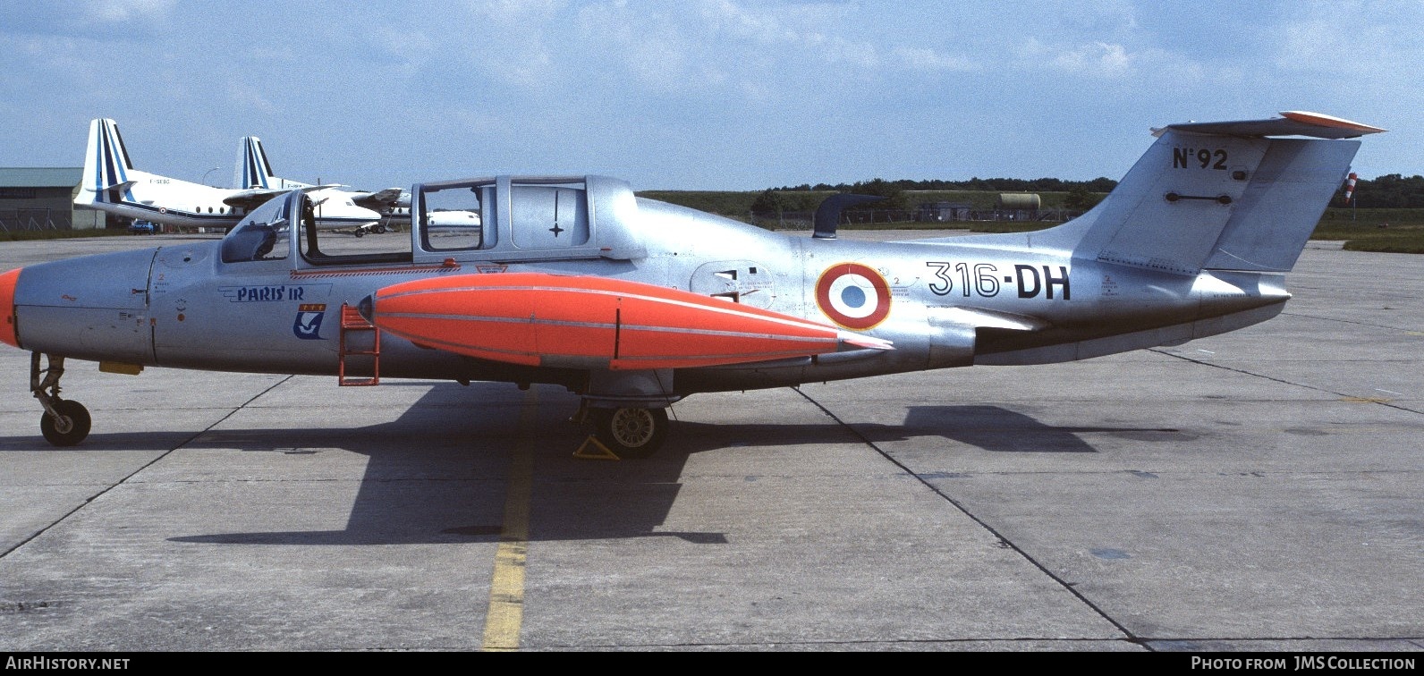 Aircraft Photo of 92 | Morane-Saulnier MS-760 Paris IR | France - Air Force | AirHistory.net #794210