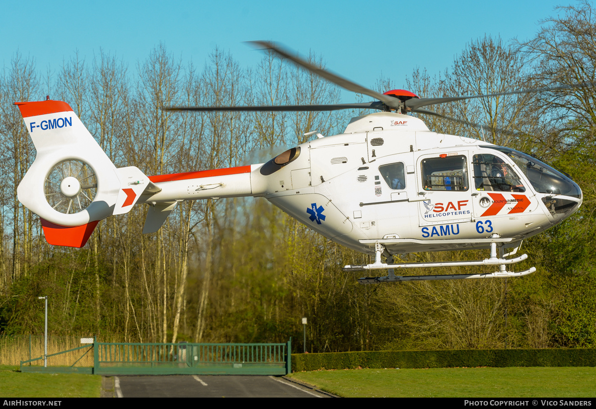 Aircraft Photo of F-GMON | Eurocopter EC-135T-1 | SAF Hélicoptères - Secours Aérien Français | AirHistory.net #794251