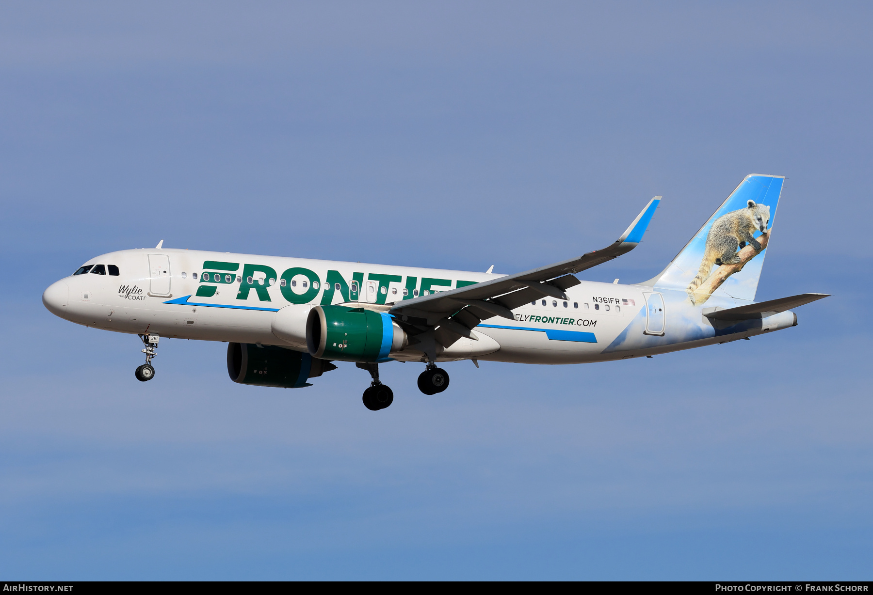 Aircraft Photo of N361FR | Airbus A320-251N | Frontier Airlines | AirHistory.net #794281