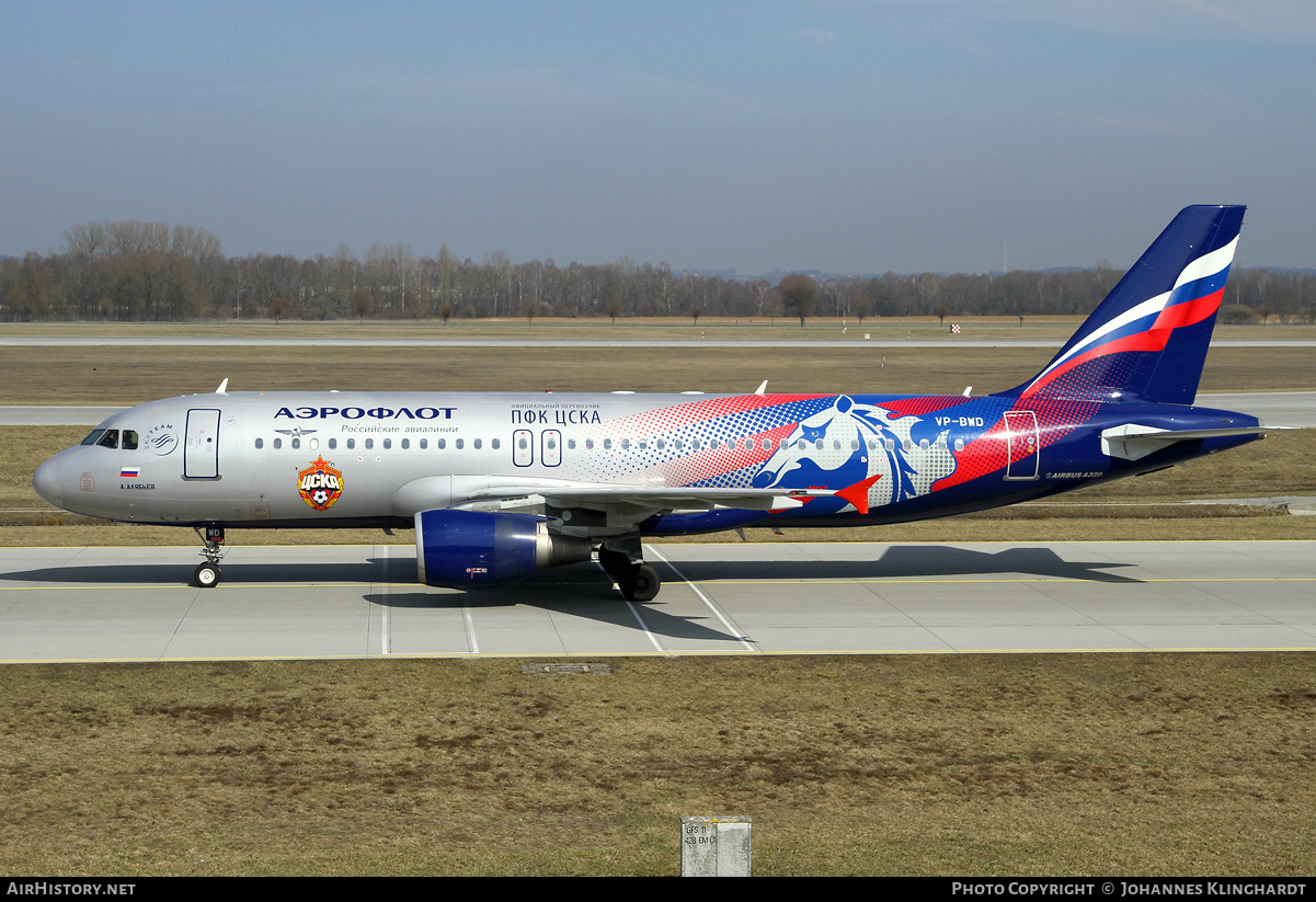 Aircraft Photo of VP-BWD | Airbus A320-214 | Aeroflot - Russian Airlines | AirHistory.net #794282