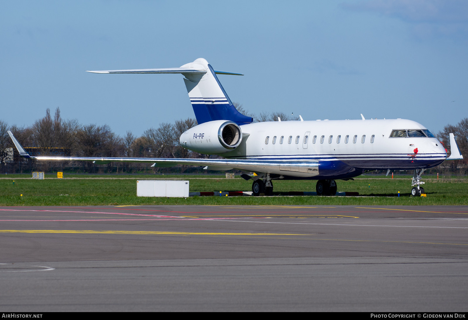 Aircraft Photo of P4-PIF | Bombardier Global 5000 (BD-700-1A11) | AirHistory.net #794324