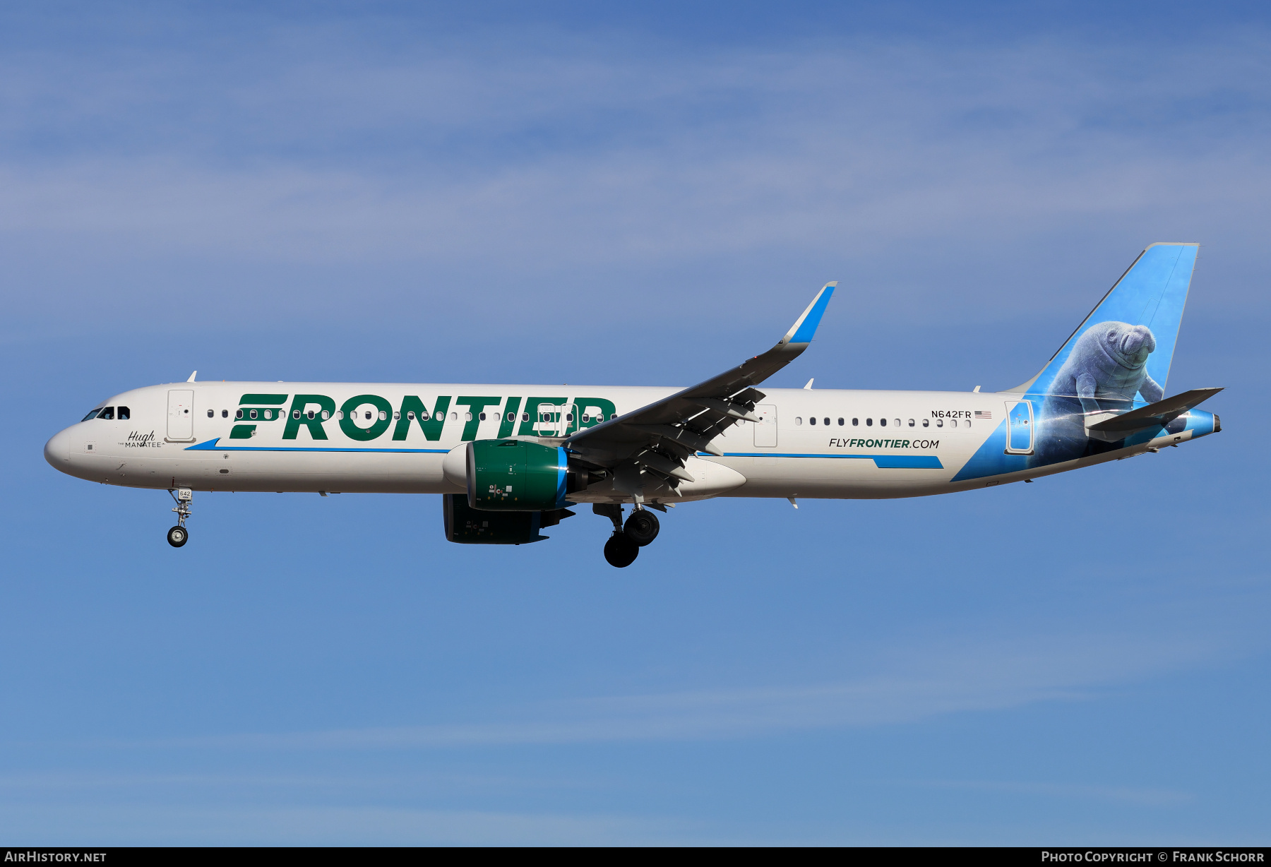 Aircraft Photo of N642FR | Airbus A321-271NX | Frontier Airlines | AirHistory.net #794325