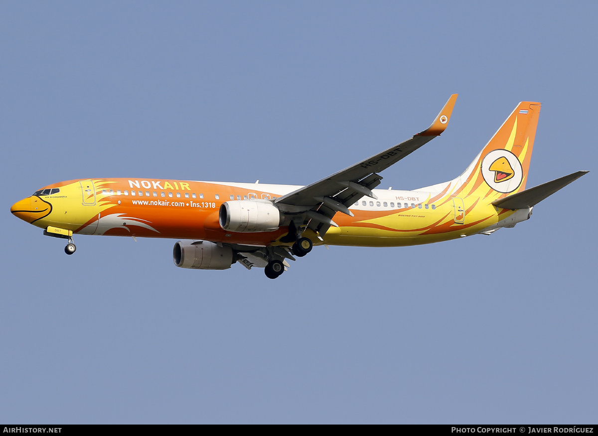 Aircraft Photo of HS-DBT | Boeing 737-88L | Nok Air | AirHistory.net #794335