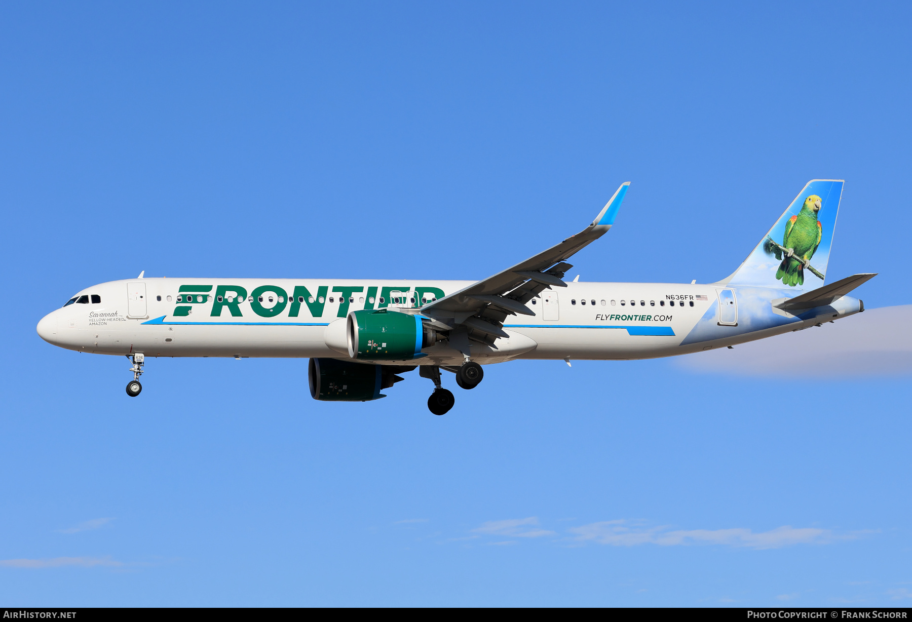 Aircraft Photo of N636FR | Airbus A321-271NX | Frontier Airlines | AirHistory.net #794345