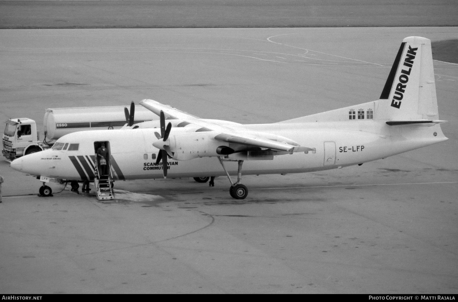 Aircraft Photo of SE-LFP | Fokker 50 | Scandinavian Commuter - Eurolink | AirHistory.net #794354
