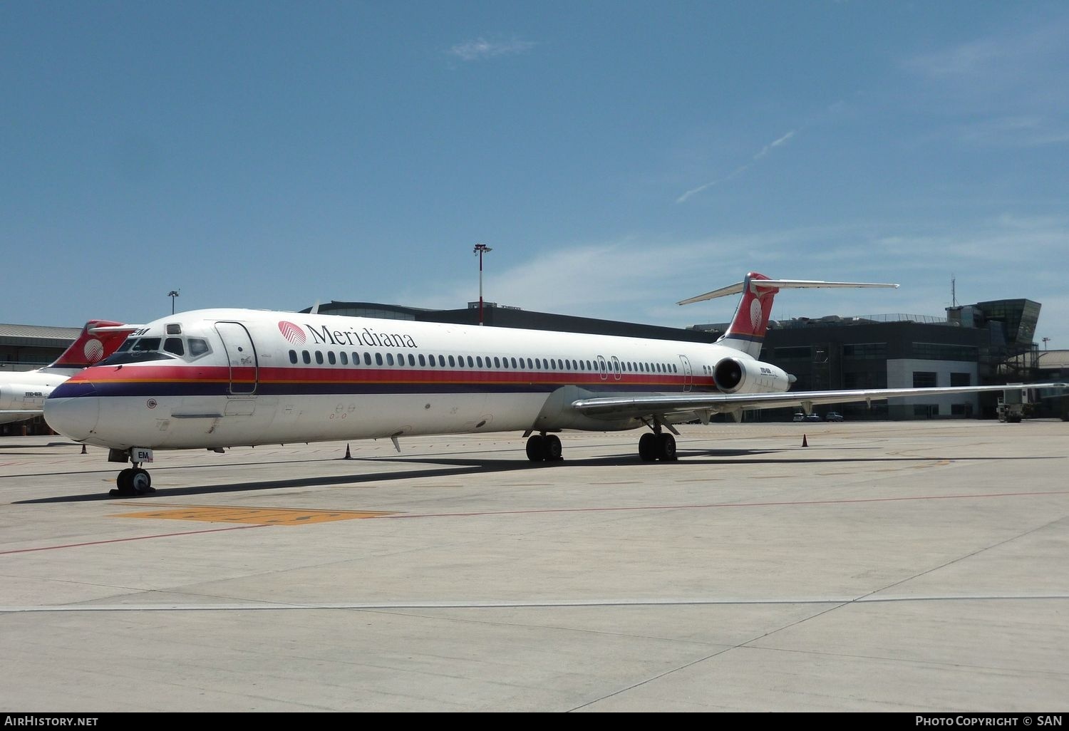 Aircraft Photo of I-SMEM | McDonnell Douglas MD-82 (DC-9-82) | Meridiana | AirHistory.net #794362