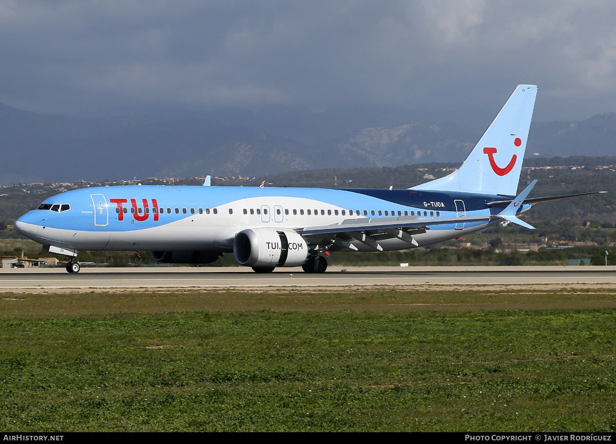 Aircraft Photo of G-TUOA | Boeing 737-8 Max 8 | TUI | AirHistory.net #794365