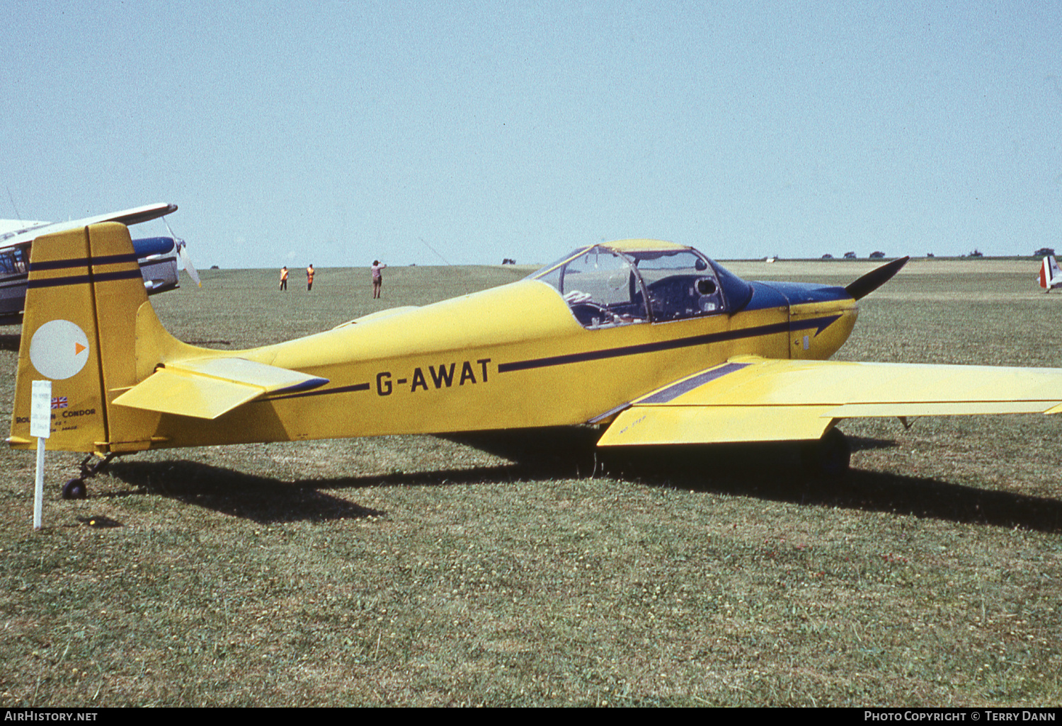 Aircraft Photo of G-AWAT | Rollason Druine D.62B Condor | AirHistory.net #794374