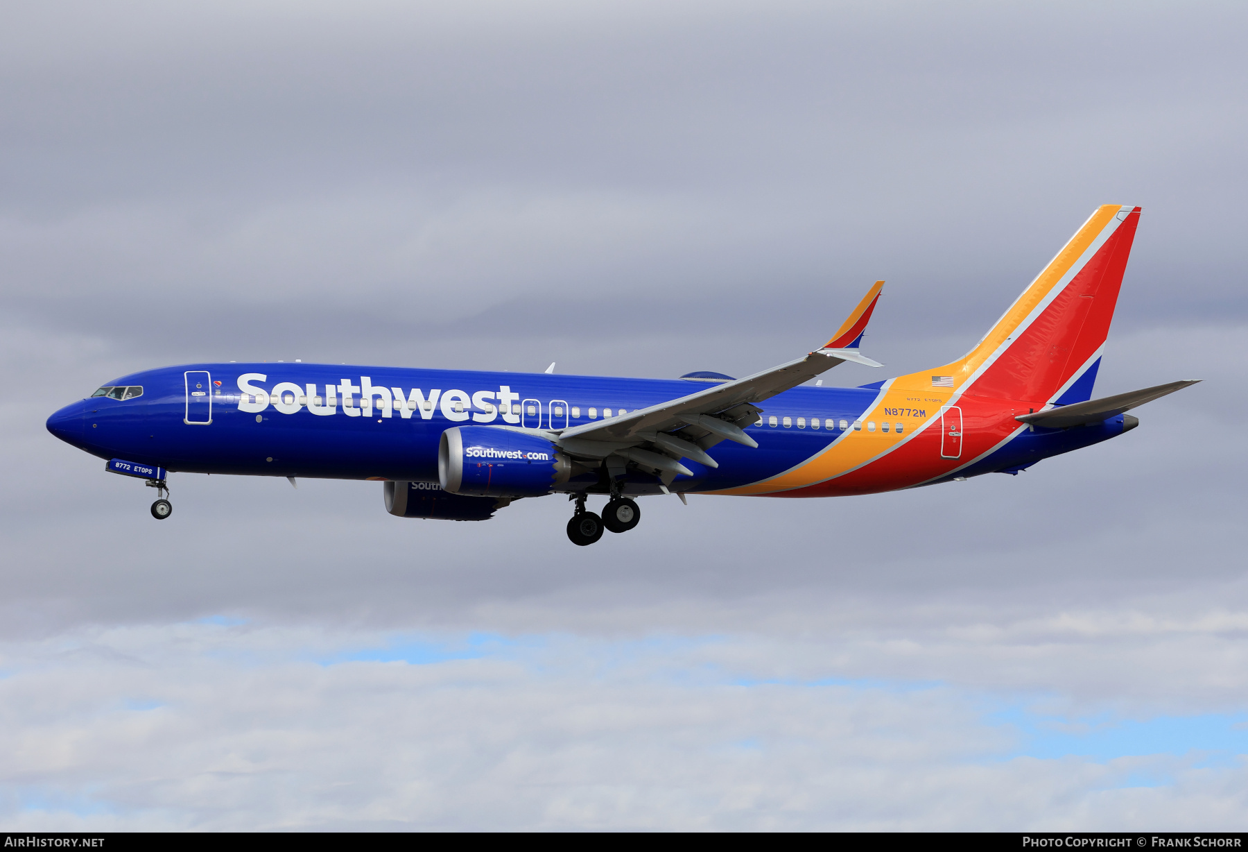 Aircraft Photo of N8772M | Boeing 737-8 Max 8 | Southwest Airlines | AirHistory.net #794380