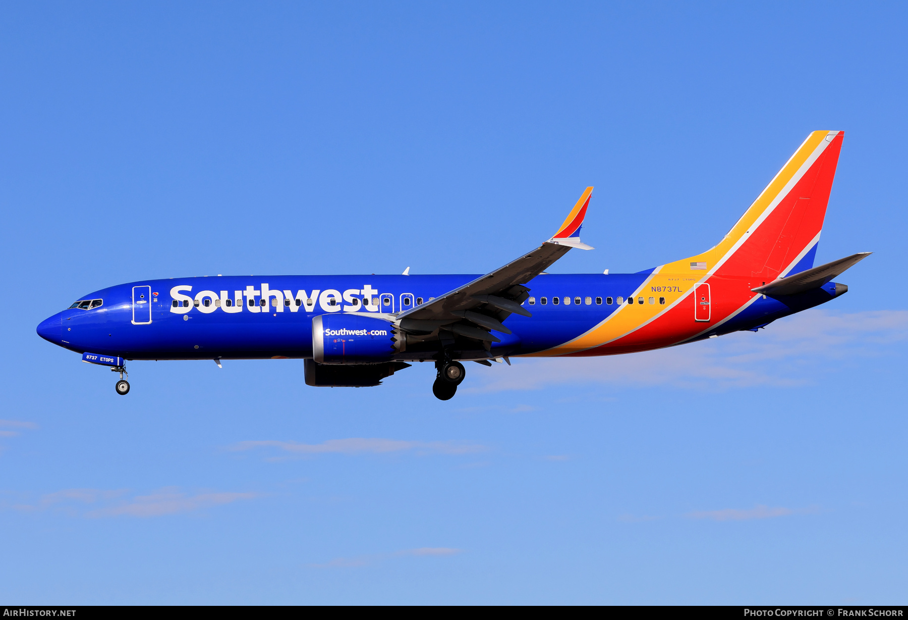 Aircraft Photo of N8737L | Boeing 737-8 Max 8 | Southwest Airlines | AirHistory.net #794382