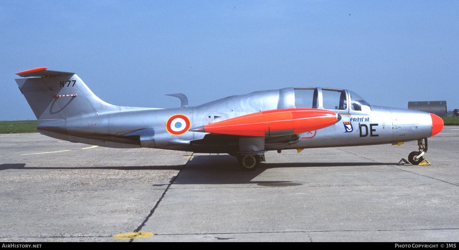 Aircraft Photo of 77 | Morane-Saulnier MS-760 Paris IR | France - Air Force | AirHistory.net #794385
